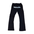BLACK CLASSIC FLARE SWEATPANTS