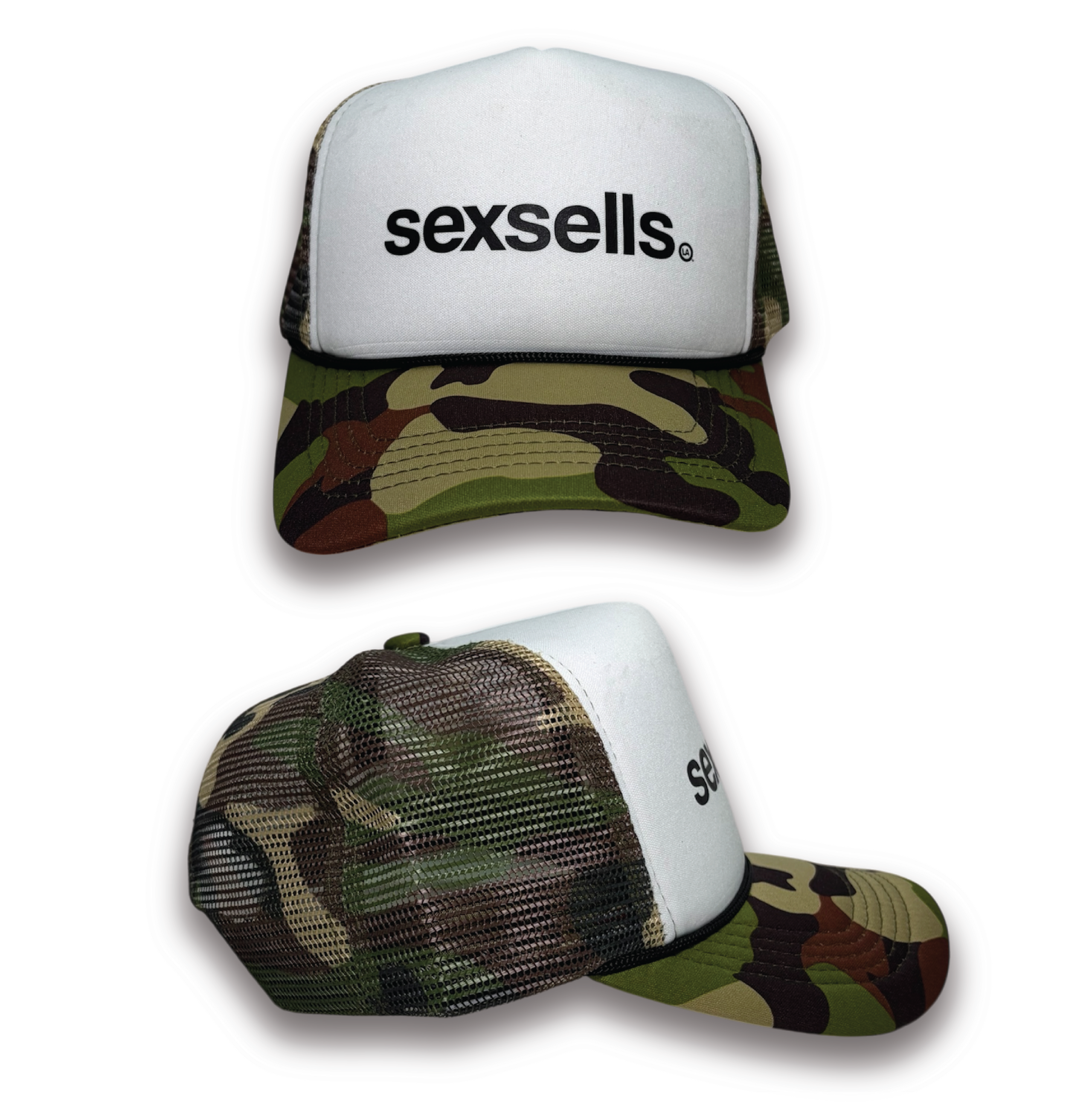 GREEN CAMO TRUCKER