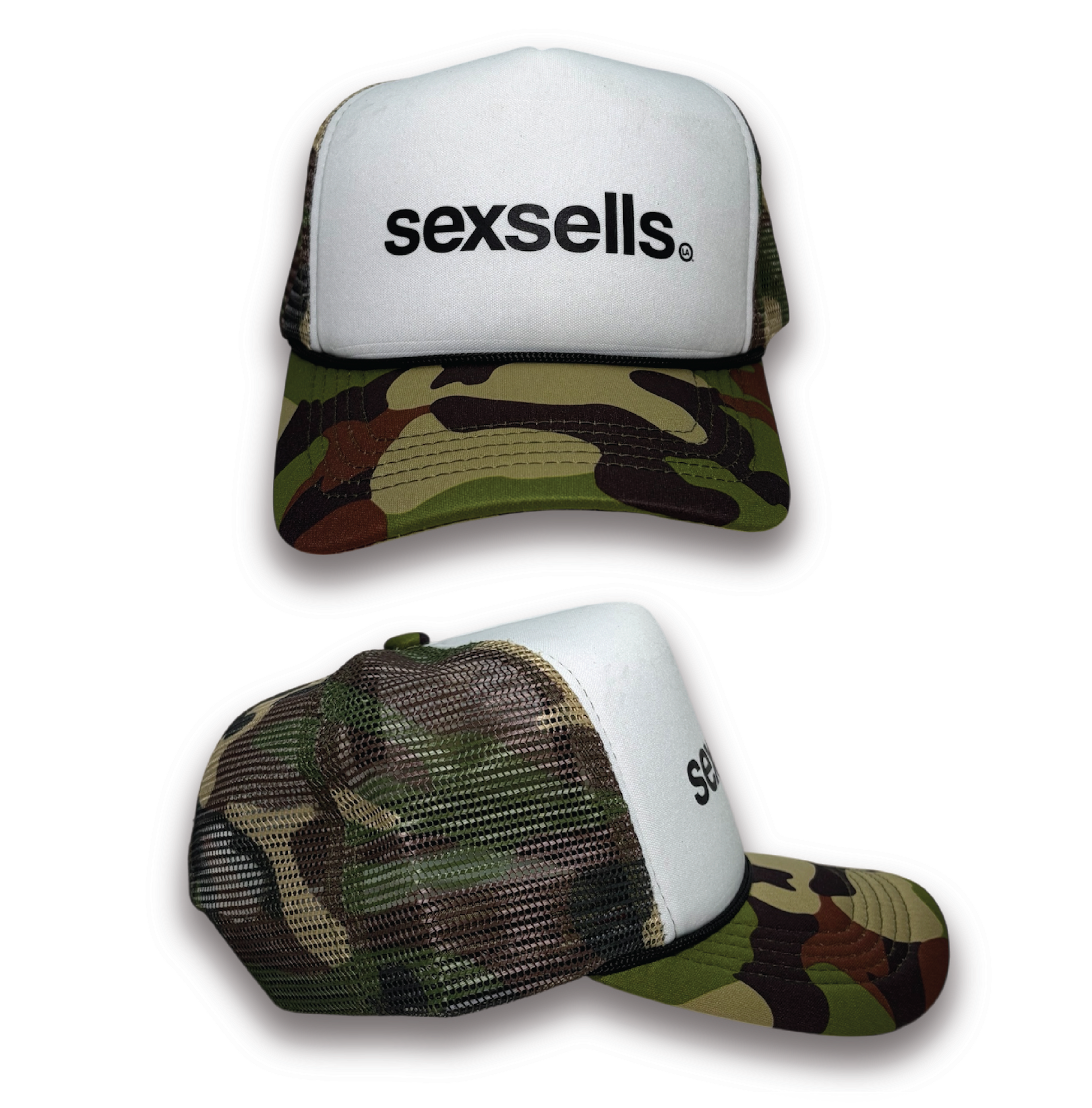 GREEN CAMO TRUCKER
