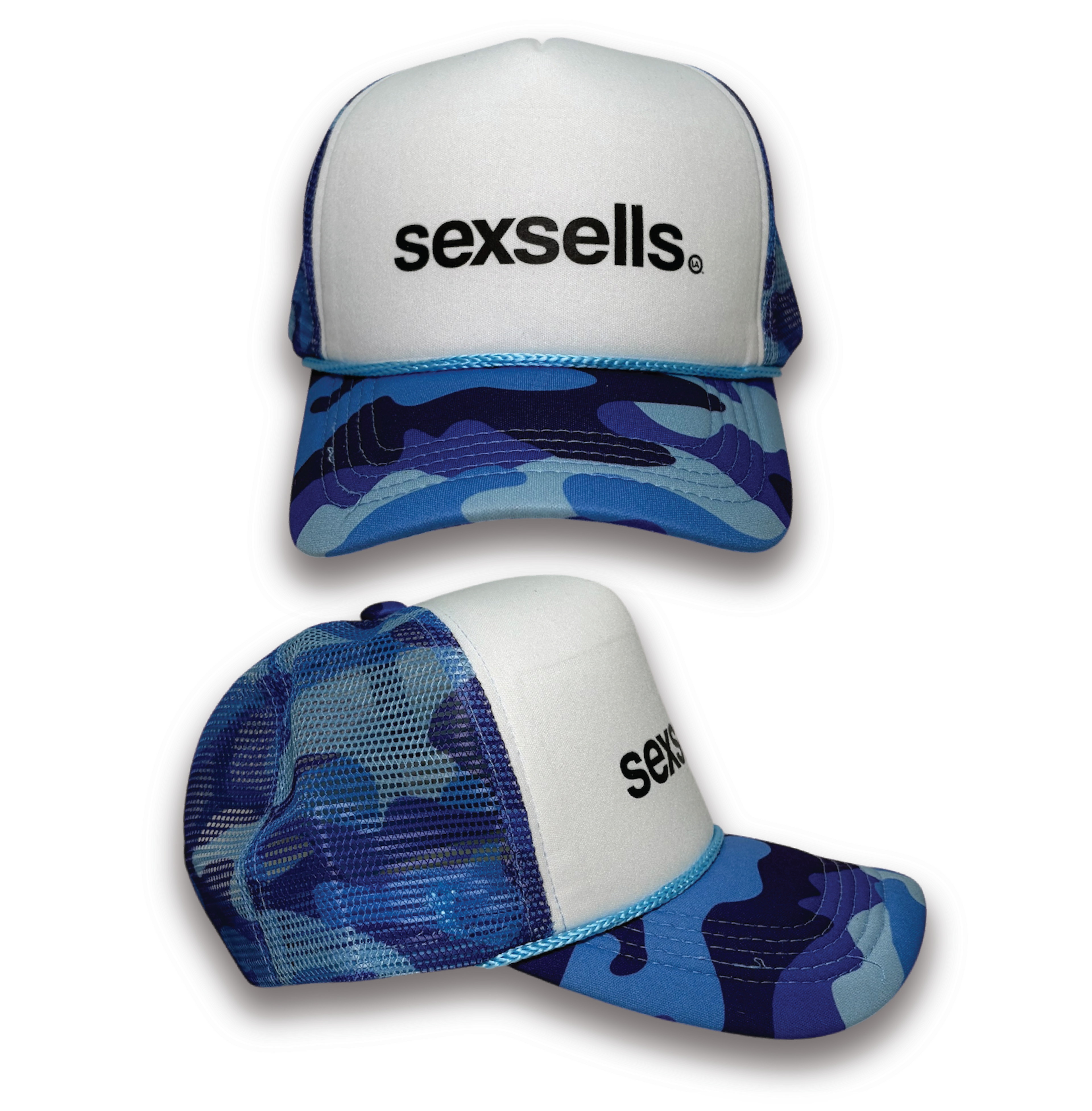 BLUE CAMO TRUCKER