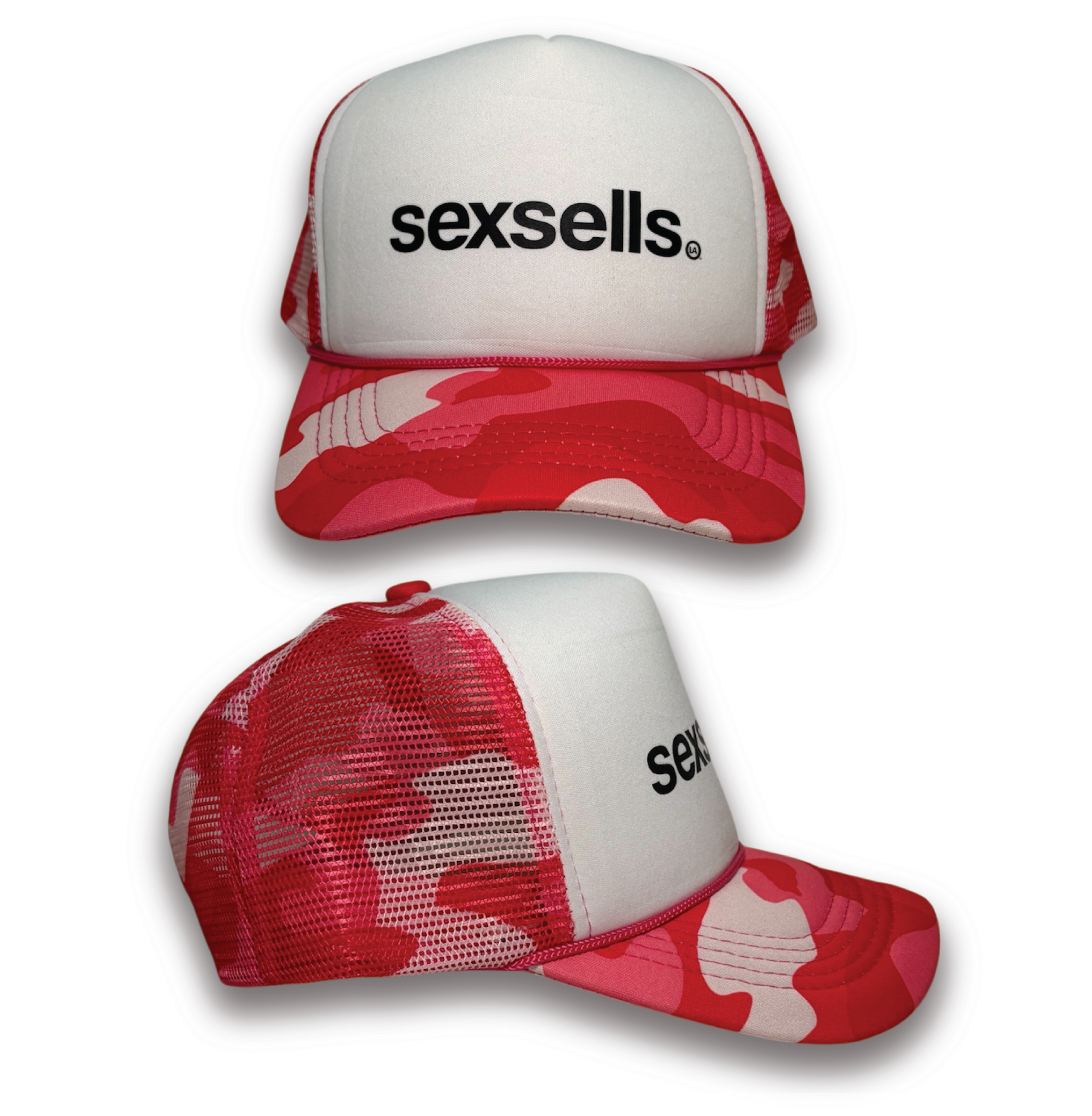PINK CAMO TRUCKER